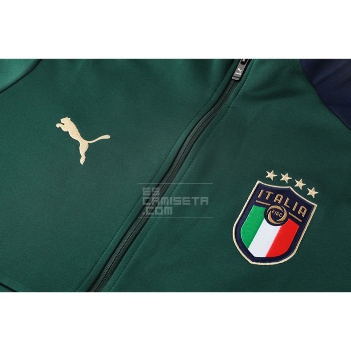 Chandal de Chaqueta del Italia 20-21 Verde - Haga un click en la imagen para cerrar
